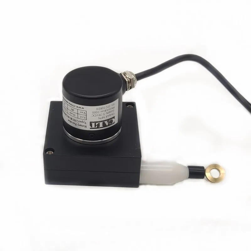 Absolute Encoder Rs485 Ssi Modbusrtu Output 1000mm Draw Wire Actuated