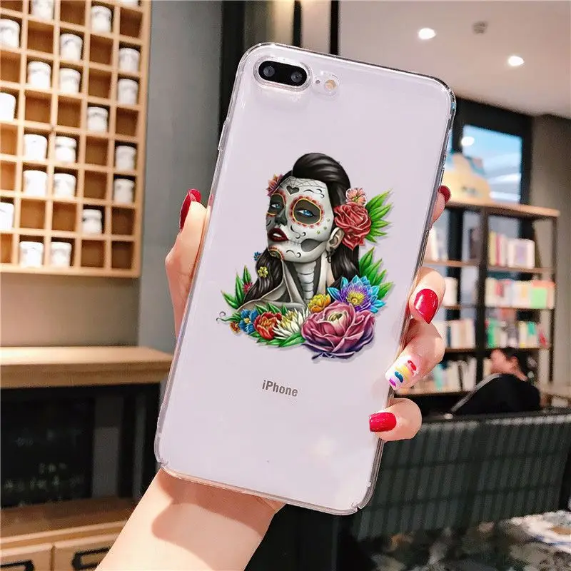 Mexican Skull Girl tattooed Art 