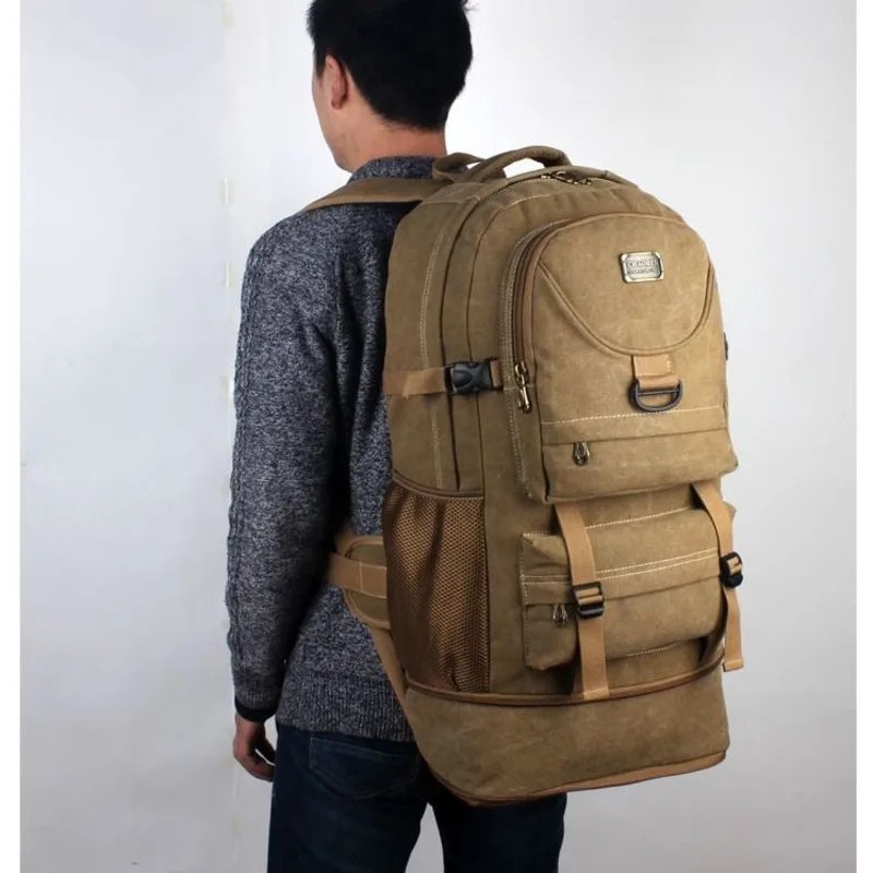 

Will Capacity Outdoors Record Hill 70l More Function Travel Both Shoulders Package Canvas Tourism Backpack On Foot Package