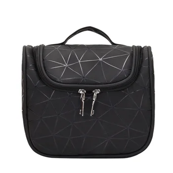

Women Matte Diamond Lattice Large Capacity Waterproof Cosmetic Bags Business Trip Tour Travel Wash Bag Makeup Storage Bags