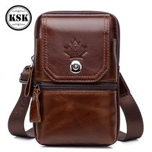 Сумка из натуральной кожи поясная сумка маленькие сумки на плечо для мужчин Кожаная поясная сумка модные роскошные поясные сумки для мужчин s поясная сумка KSK