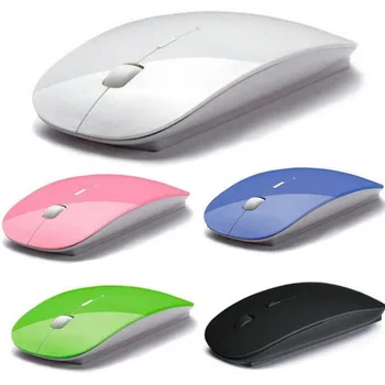 

2.4G Wireless Gaming Mouse 4 Button Ultra Quiet 1000DPI Lightweight Gamer Laptop PC Computer Mouse