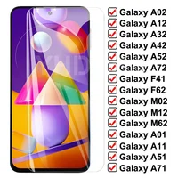 9D Schutz Glas Für Samsung Galaxy A02 A12 A32 A42 A52 A72 F41 F62 Screen Protector M12 M62 A01 A11 a21 A51 A71 Sicherheit Glas