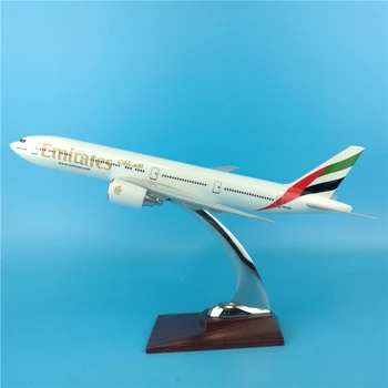 

32cm Emirates Boeing 777 Simulation Static Diecast Aircraft Model 1: 200 UAE B777 Scale Decorative Model Airplane Adult Toys
