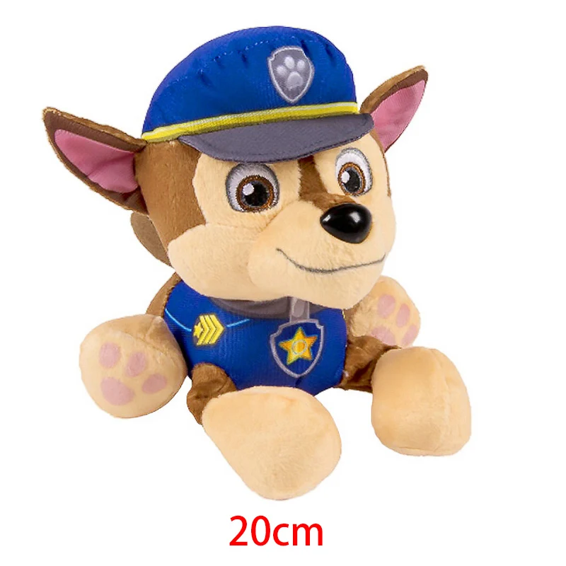 3 Paw Patrol Аниме Плюшевые Kawaii детские игрушки плюшевые куклы Детский подарок на день рождения Paw Patrol капитан мягкая игрушка для мальчиков Рождественский подарок - Цвет: 3