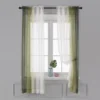 Gradient Sheer Curtains for Living Room Fashion Tulle 1 Piece Half Transparent Custom Made Blue Black White Window Screens Cheap 5