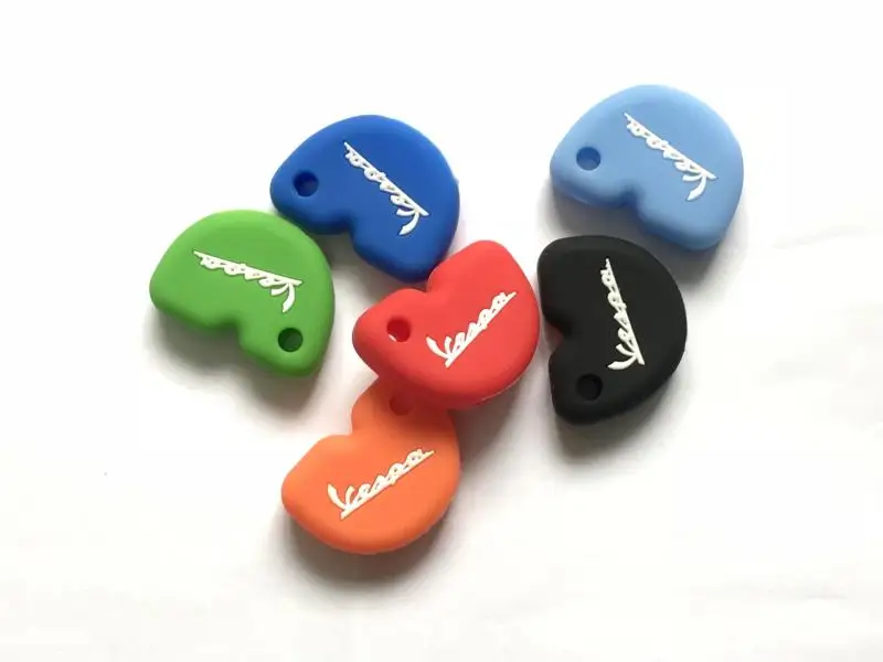 Подходит для Vespa универсальный силиконовый чехол для ключей Wish Card Vespa Электрический мотоцикл автомобильный чехол для ключей