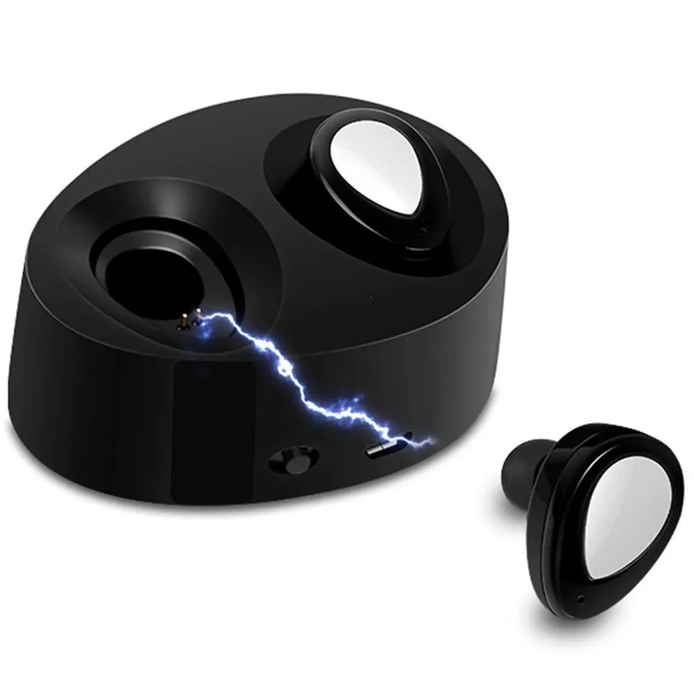 Мини TWS Bluetooth наушники с перезаряжаемым сиденьем Беспроводная bluetooth-гарнитура поддержка для IPhone7