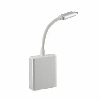 

Type C to VGA Adapter USB 3.1 USB C to Female VGA Adapter Cable for Macbook 12in Chromebook Pixel Lumia 950XL Galaxy S8/9 1080P.