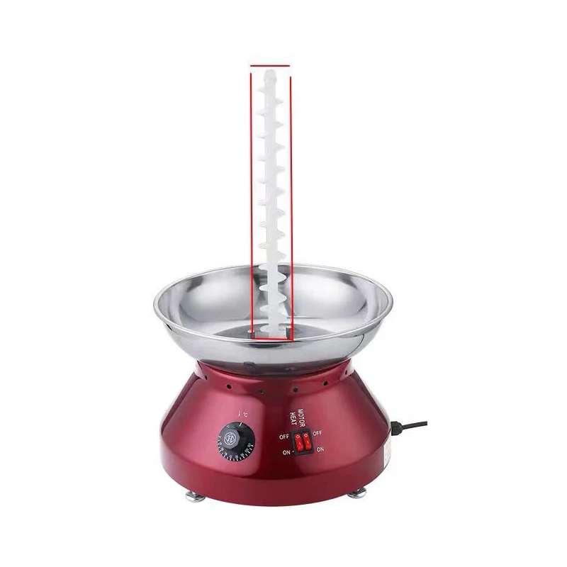 Five-layer chocolate fountain machine plastic threaded shaft Chocolate machine threaded shaft Accessories screw