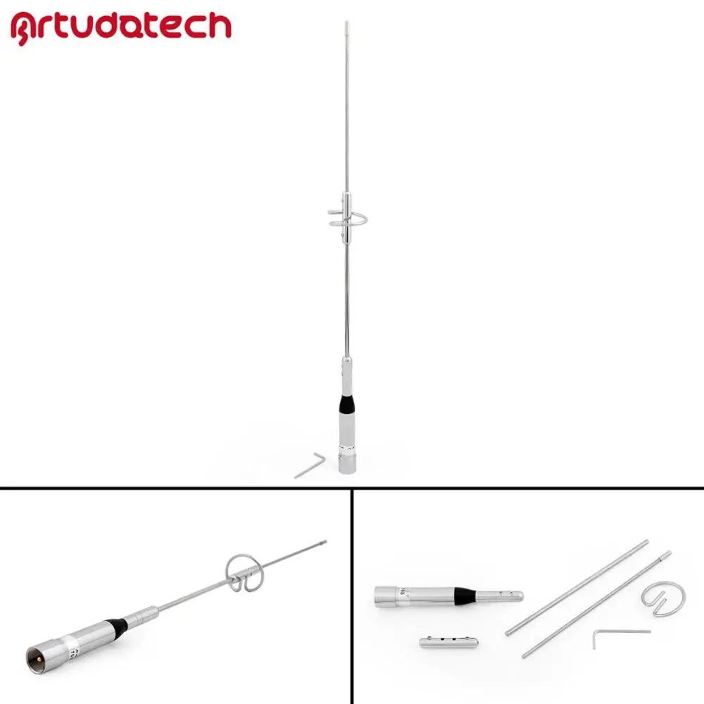 Artudatech 1 шт. NL-770S двухдиапазонная антенна PL259 для Motorola Kenwood YAESU Icom Radio | Мобильные