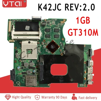 

K42JC Motherboard REV:2.0 GT310M For ASUS A42J K42J X42j A40J laptop Motherboard K42JC Mainboard Free VGA board 100% test