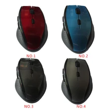 2.4ghz mouse sem fio 6 botões computador óptico ergonômico computador mouse sem fio usb receptor escritório computador portátil ratos