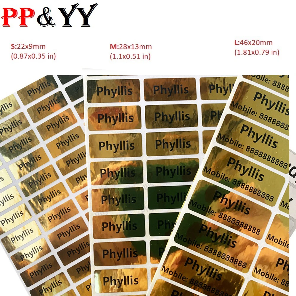

Bright gold stickers custom stickers waterproof personalized labels children's school stationery kettle pencil stickers