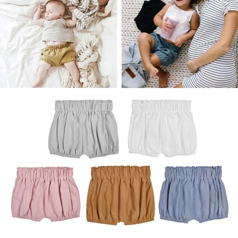 Baby Boy Girls Cotton Shorts Infant Ruffle Bloomers Toddler Summer Panties