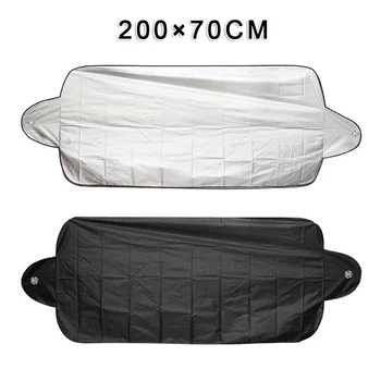 

Car Sunshade Windshield Snow Cover 200*70CM Front Windshield Interior Accessory Adjustable Fit-suitable For Most Vehicles