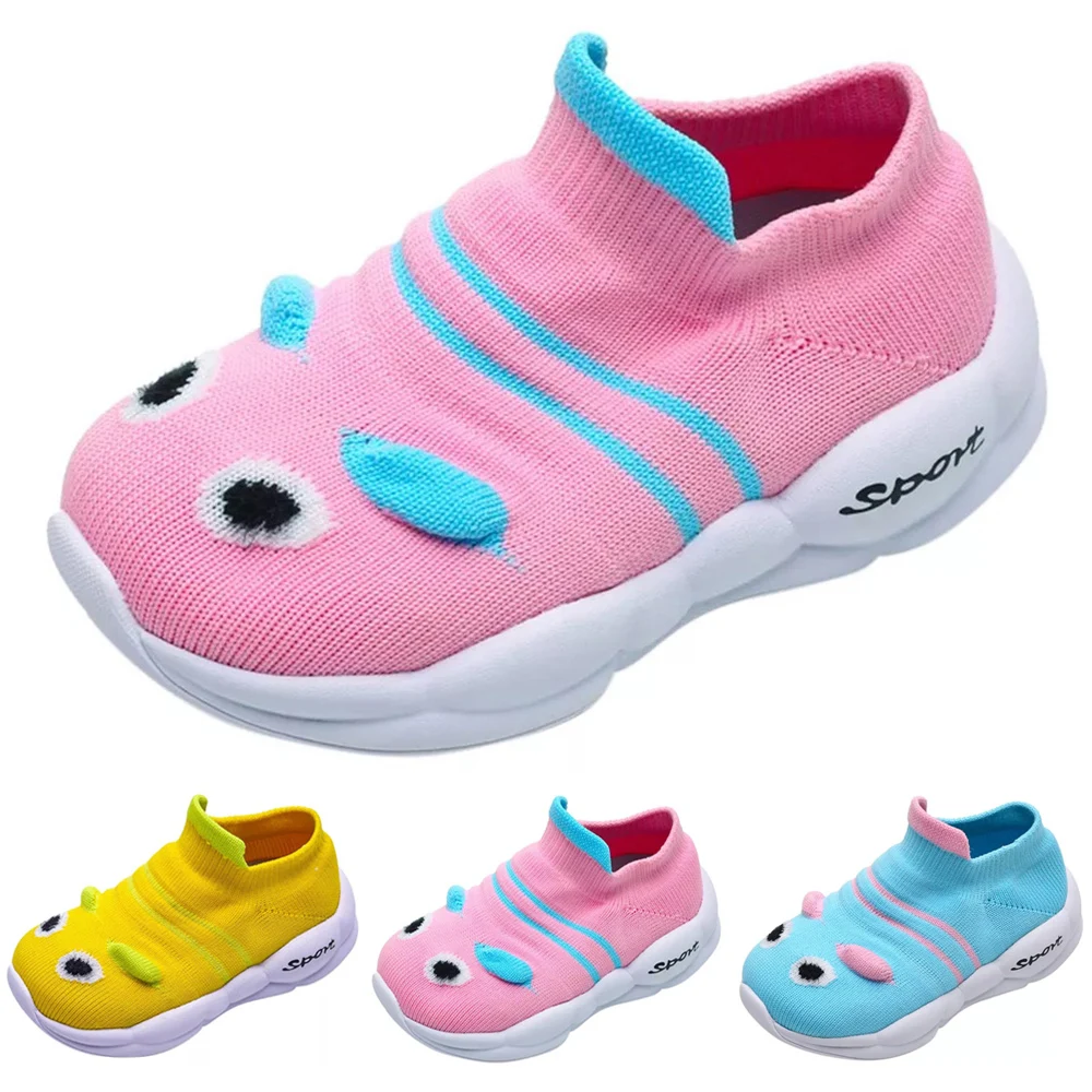 

Kids Cartoon Shoes Kids Mesh Sport Running Shoes Kids Trainers Sneakers Flexible Sole Comfortable Leisure Anti-Slippery Shoes