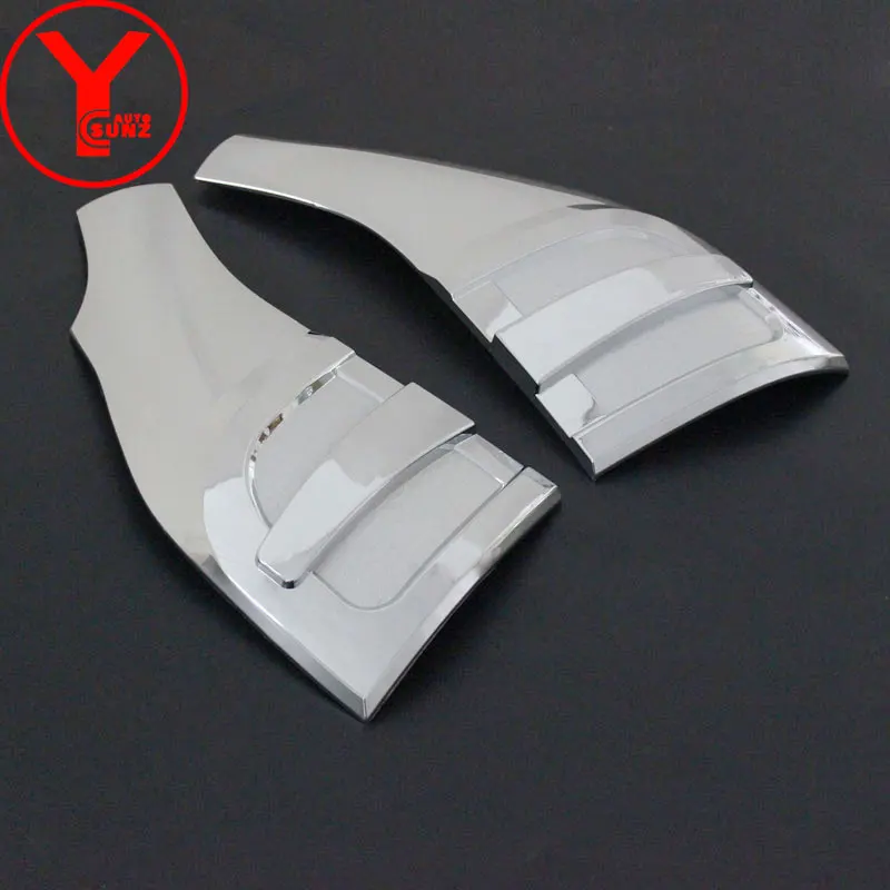 YCSUNZ abs Хромированная боковая крышка защита капота Запчасти Аксессуары для Противотуманные фары для Toyota Hiace Commuter 2005- 2008 2009 2010 2012 - Цвет: chrome