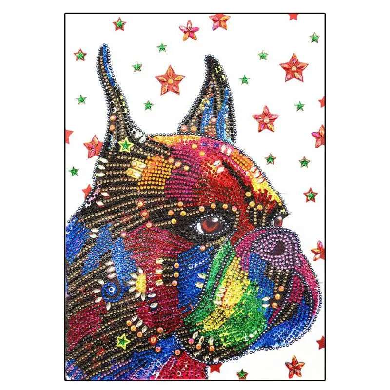 

Dog 5D Special Shaped Diamond Painting Embroidery Needlework Rhinestone Crystal Cross Craft Stitch Kit DIY 12x16in Q6PE