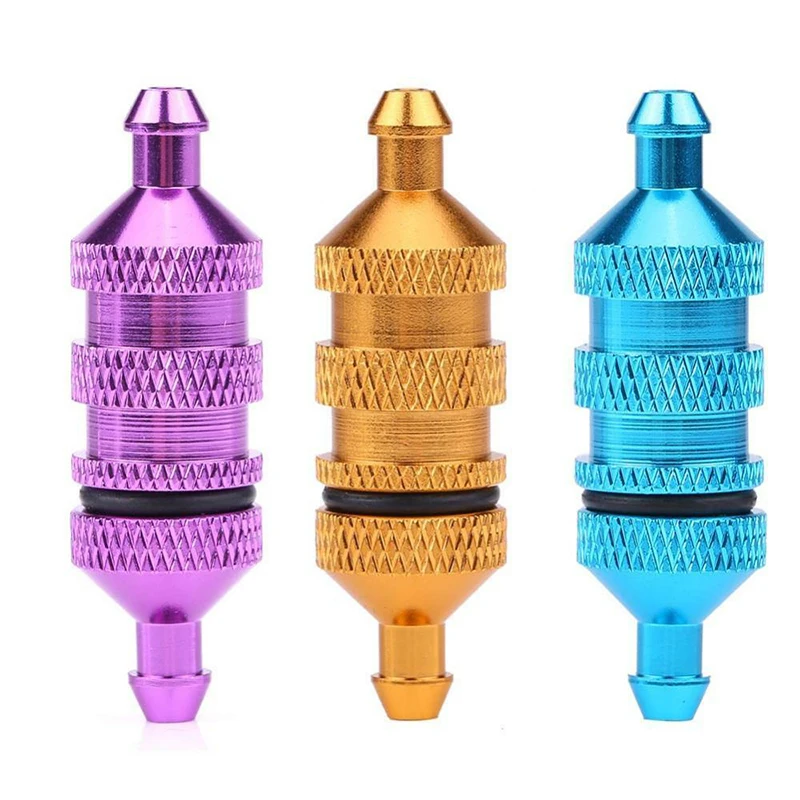New 1 pc H-SP Aluminum Alloy Oil Nitro Fuel Filter For 1/8 1/10 Scale RC Model Car Upgrade Parts Accessory
