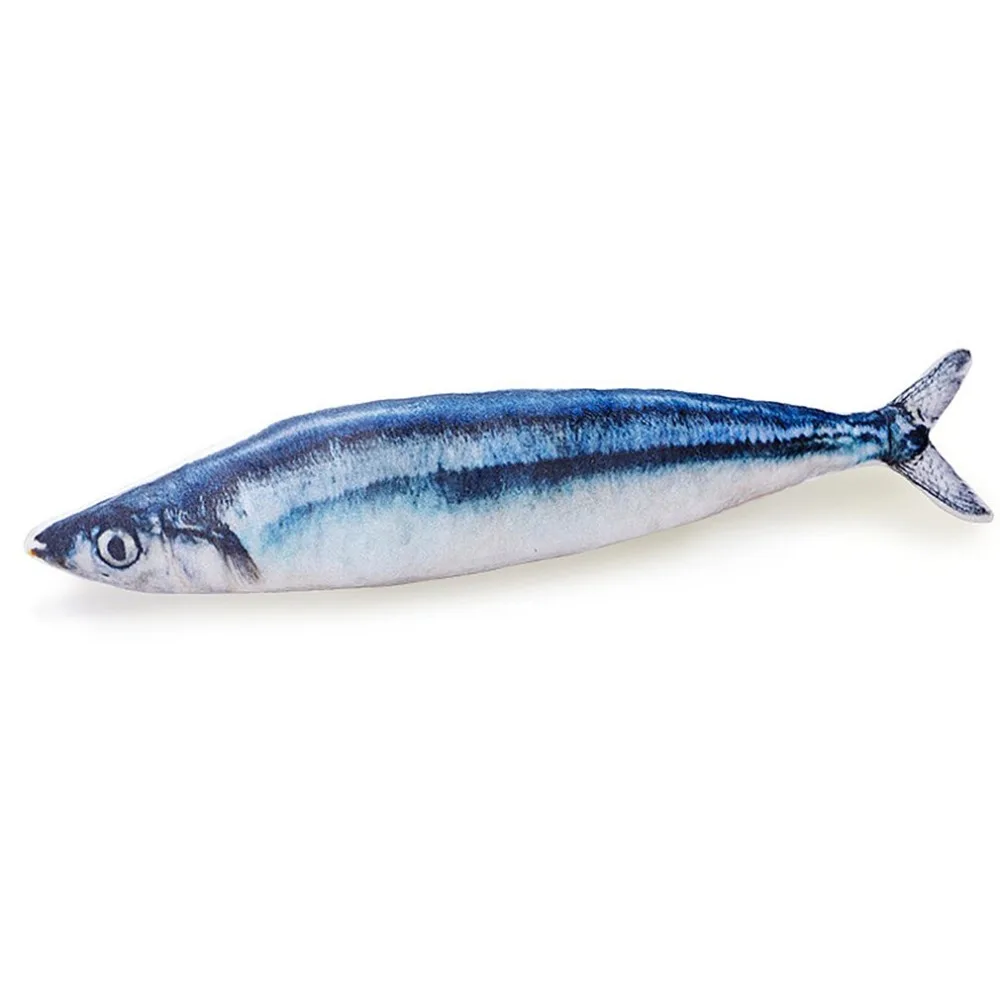 

Plush 3D Fish Shape Cat catnip kitten Toy Simulation Fish Playing Toy for Pet Catnip Fish Stuffed Pillow Doll