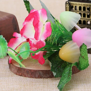 

Sensor Night Light Plum Blossom Flower LED Lamp US Plug 220V Romantic Home Decor Q0KF