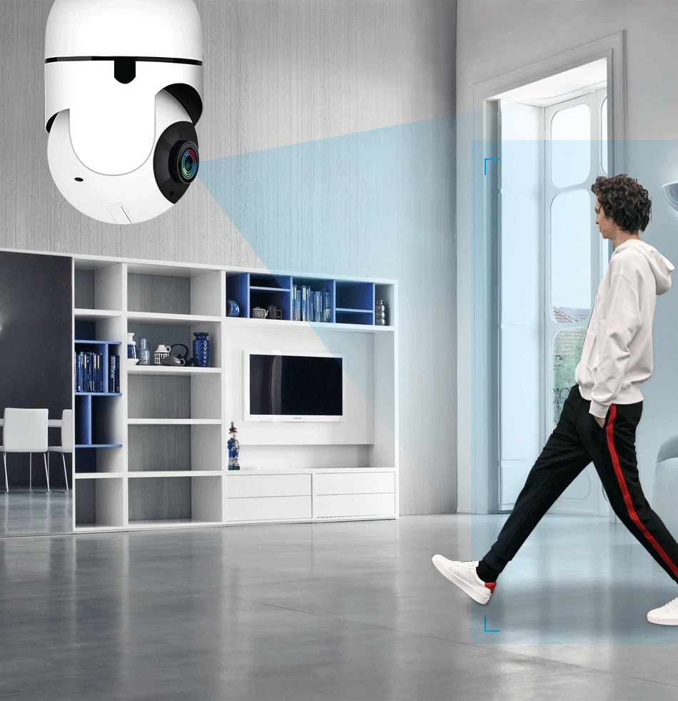 Smar HD 1080P Cloud Wireless IP Camera Intelligent Auto Tracking Of Human Home Security Surveillance CCTV Network Wifi Camera (2)
