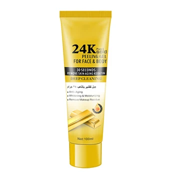 

100ml Men Women Exfoliating Facial Scrub Home Peeling Gel Salon Deep Cleaning Remove Dead Cells Face Body Reduce Acne Anti Aging
