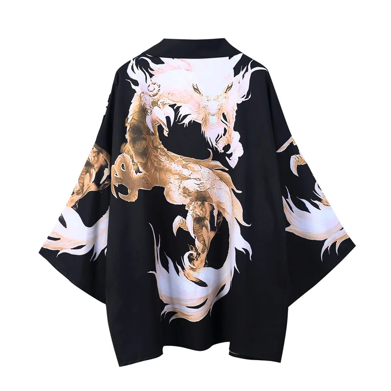 Японское кимоно мужской кардиган рубашка блузка yukata мужская одежда haori obi