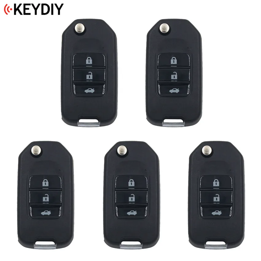 5 шт./лот, KEYDIY B10-3 для KD-X2 KD900 KD900+ URG200 ключ программист дистанционное управление b-серия 3 кнопки ключ H стиль
