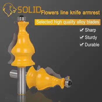 

Fish Type Router Bit 1/2" Shank Woodworking Tenon Milling Cutter Tool Drilling Milling for Wood