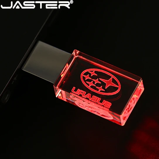 JASTER sabaru crystal + металлический флеш накопитель USB pendrive 4 ГБ 8 16 32 64 128 Гб Внешняя карта