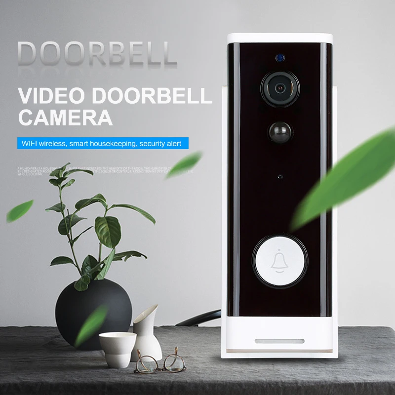 Wifi Doorbell Camera Smart WI-FI Video 1080P Intercom Door Bell Video Call For Apartments IR Alarm Wireless