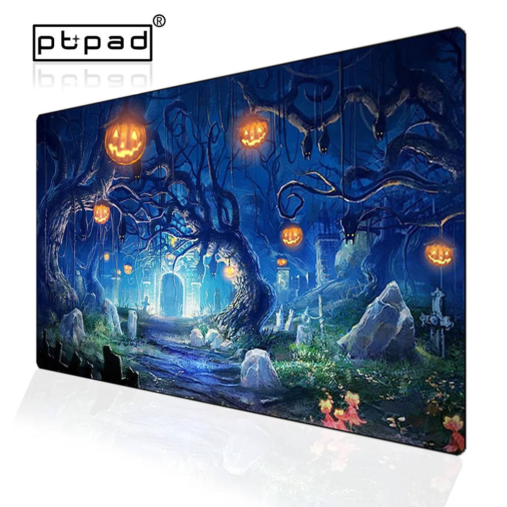 

Large Gaming Office Notebook Computer Halloween Pumpkin Lantern Mouse Pad Gamer Keyboard LOL Desk CSGO Game DOTA2 Mousepad Mats