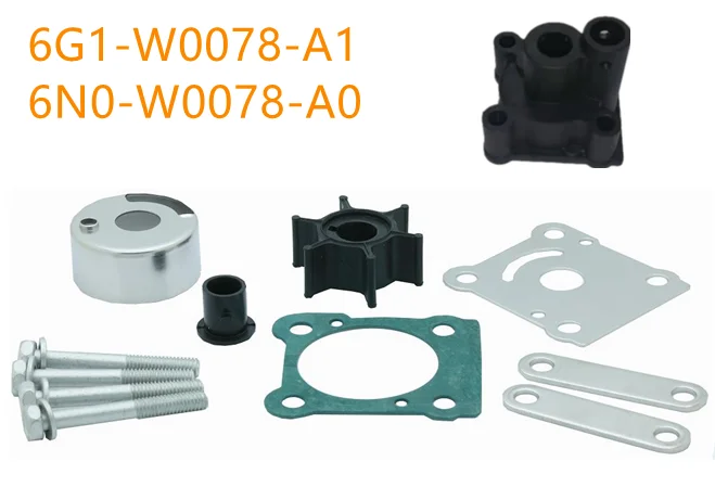 

Водяной насос SHCTR & Набор для рабочего колеса для OEM 6G1-W0078-A1 6N0-W0078-A0,Sierra 18-3460,6/8HP