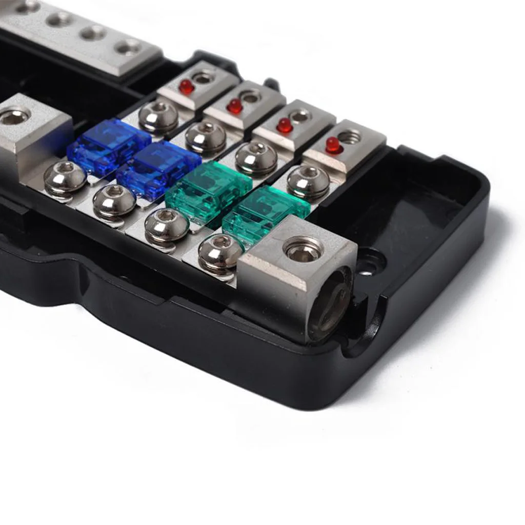 Estéreo de Áudio Ans na Linha 2ga em 4×4 8ga para Fora Fusível Titular Carro Bloco – 2×0
