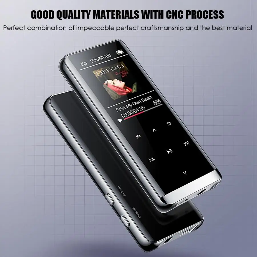 1 8 дюймов MP4 плеер экран мини портативный без потерь HIFI MP5 музыкальный видео с