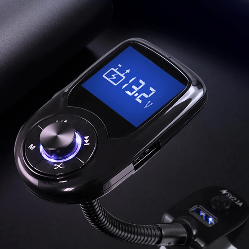 Bluetooth беспроводной передатчик автомобиля Hands-Free USB зарядное устройство Портативный Автомобиль Bluetooth для автомобиля