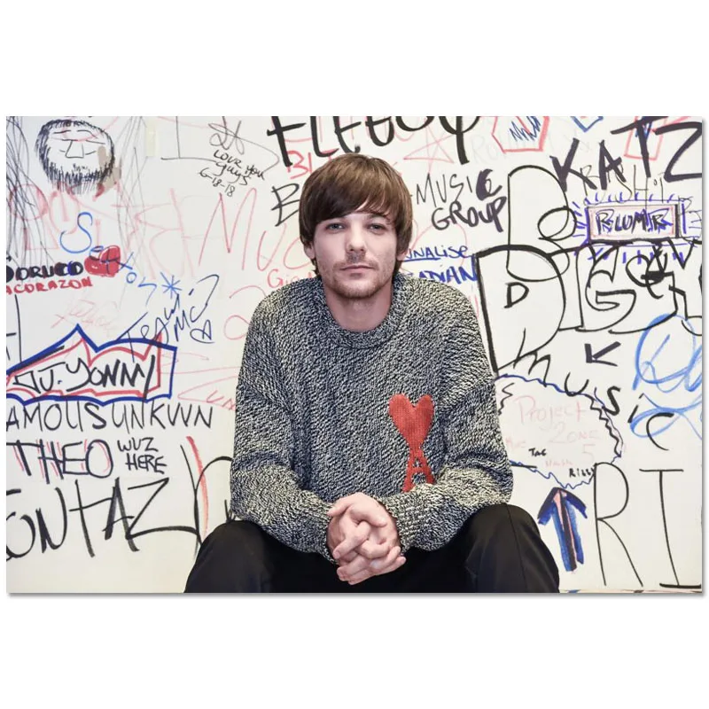 Горячая Распродажа постер на заказ певица Луис Томлинсон украшение для дома