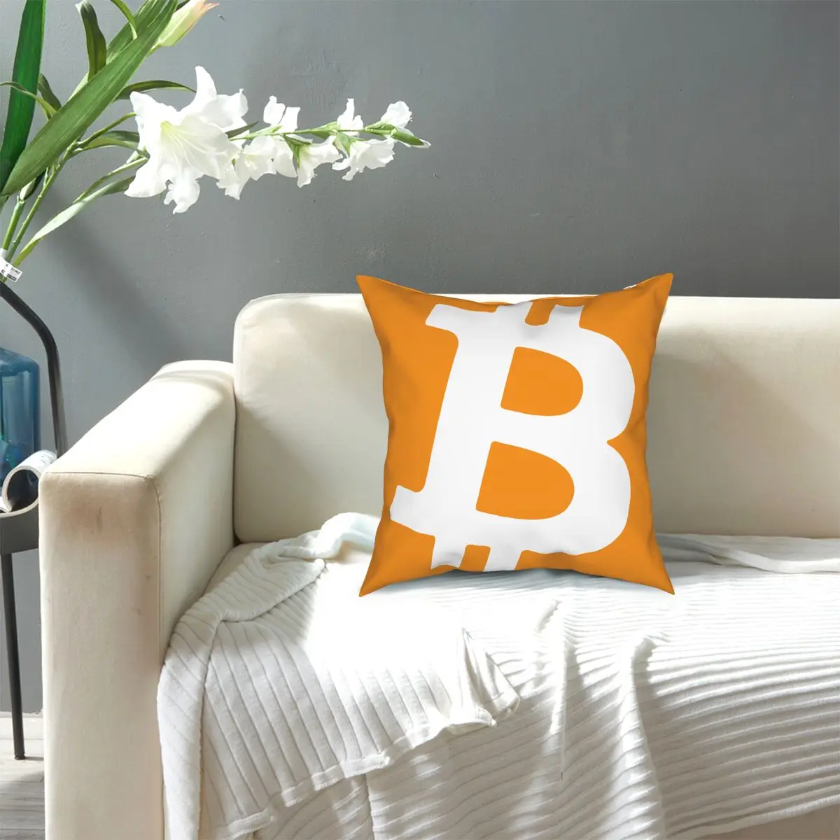 Bitcoin-암호화 암호 화폐 던지기 베개 커버, 폴리에스터 Ethereum Btc 블록 체인 맞춤형 쿠션 커버 - AliExpress
