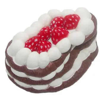 

6 Pcs Jumbo Squishies Slow Rising Cakes Charms Squishies Cream Scented Stress Relief Kawaii Toys for Kids and Adults，6Colors