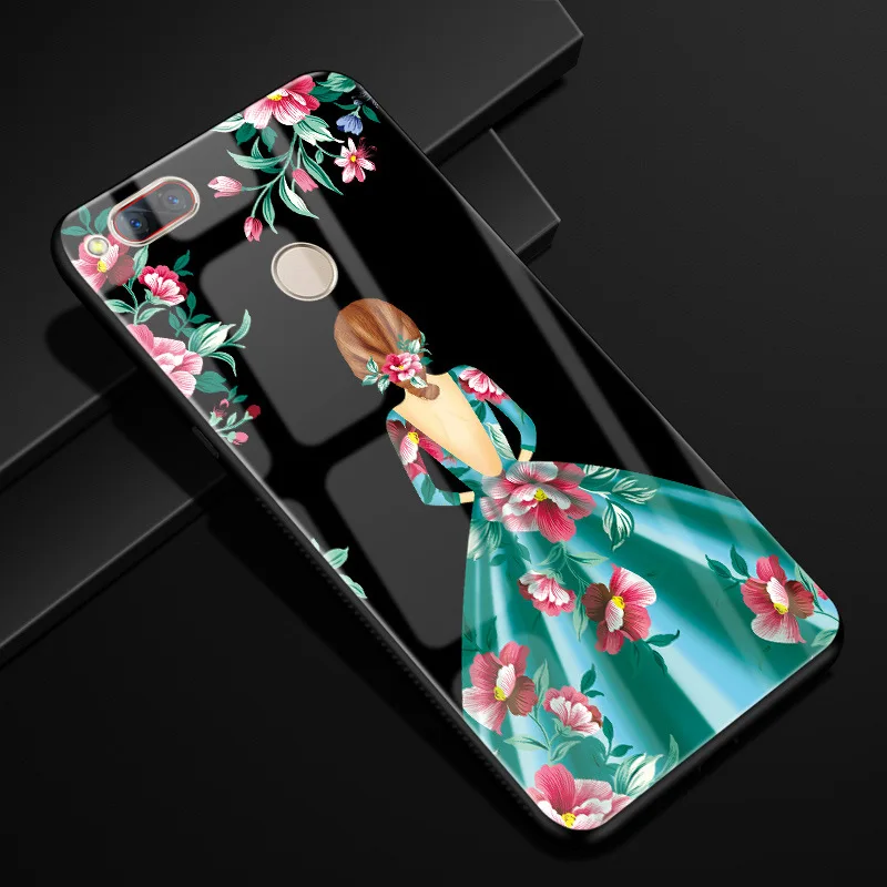 For ZTE Z17 mini Case 5.2'' Glass Hard Back Cases For ZTE NUBIA Z17 mini Case Tempered Glass Cover Z17mini Z 17 NX569H NX569j - Цвет: 14