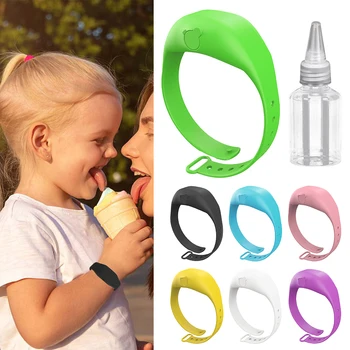 

Hand Sanatizer Dispenser Bracelet Wristband Disinfectant for Family Wristband Hand Sanitizer Dispenser Pumps Wash Hand Gel Band
