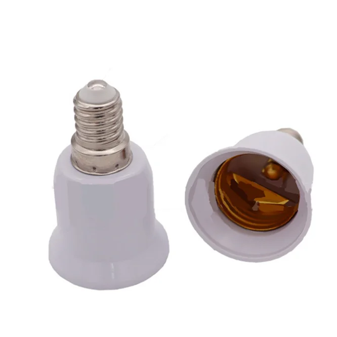 3 years warranty Anti-burning E14 to E27 Base LED Light Lamp Bulb High-quality Holder Adapter Converter Socket Change