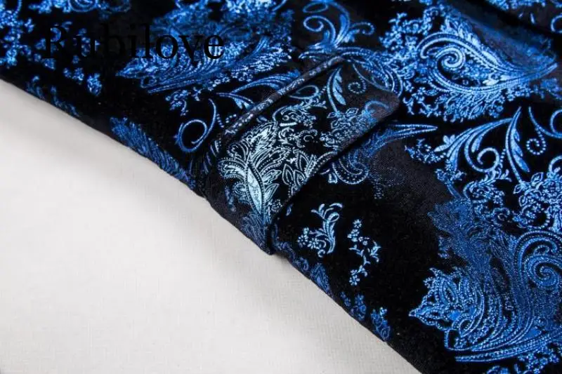 Мужской модный танцевальный Блейзер Пальто мужской узор бизнес дела свадьба сцена с длинным рукавом костюм куртки тонкое пальто 4XL 5XL