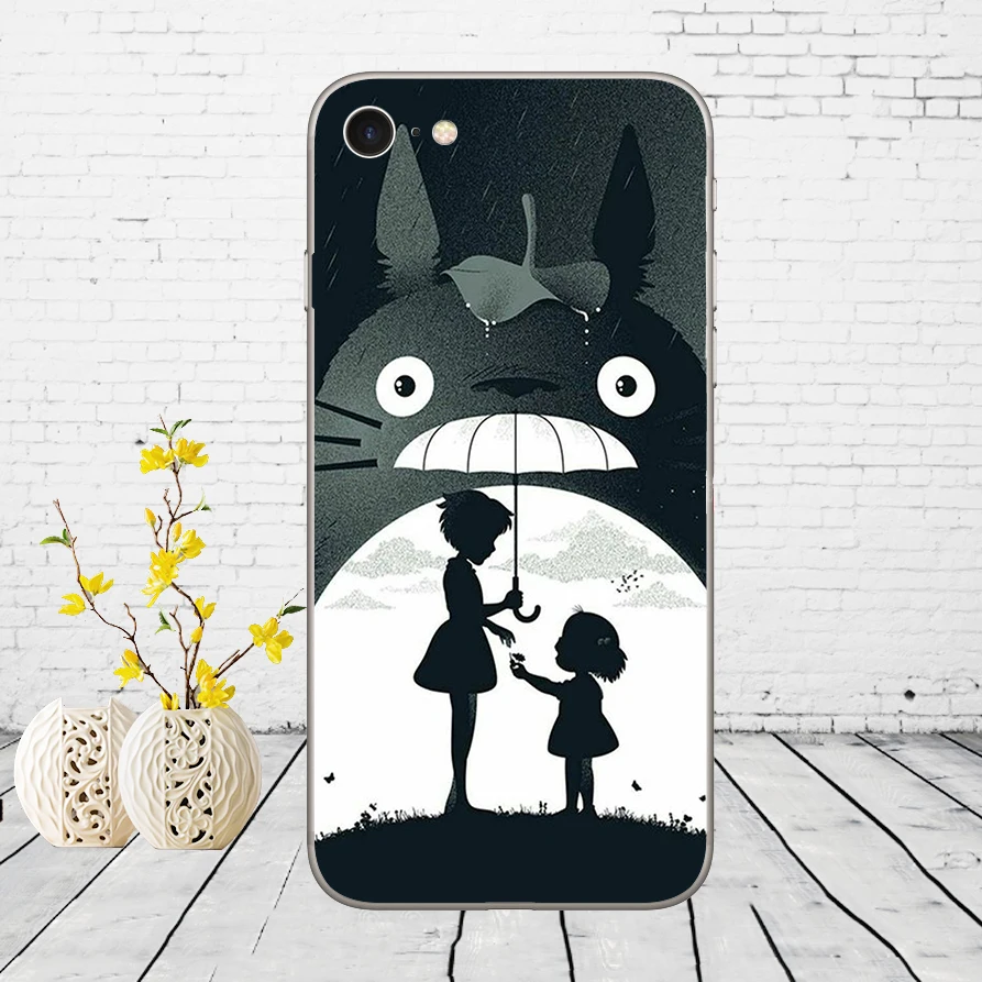 9 166DD Мой сосед Тоторо студия Ghibli Cut Мягкий силиконовый чехол для iPhone 5 5S SE 6 6s 8 plus 7 7 Plus X XS SR MAX чехол - Цвет: 9