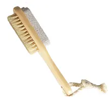 Пилочка для ног Двухсторонняя щетка для удаления твердых мозолей кожи скруббер домашний педикюр Отшелушивание LDO99