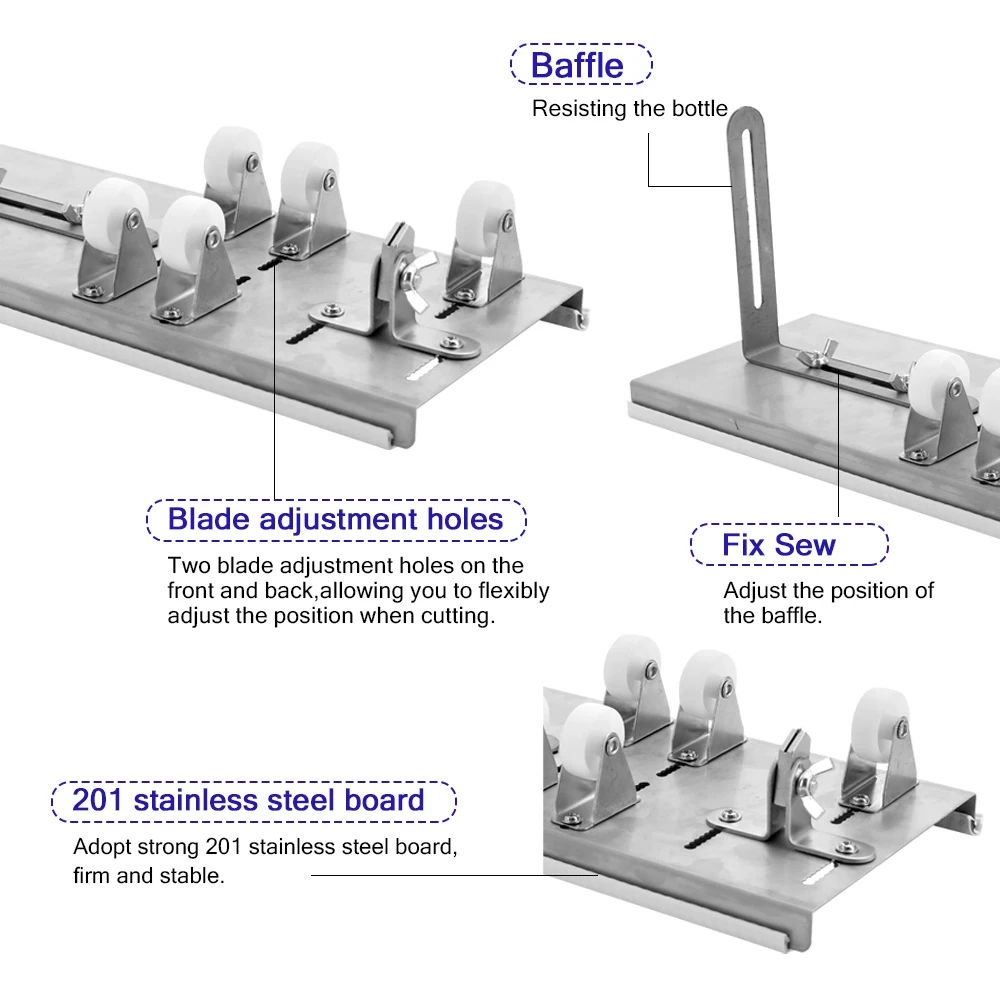 

New Professional DIY Glass Bottle Cutter Adjustable Metal Glassbottle Cut Machine for Crafting Wine Bottles Creative Cutting Too