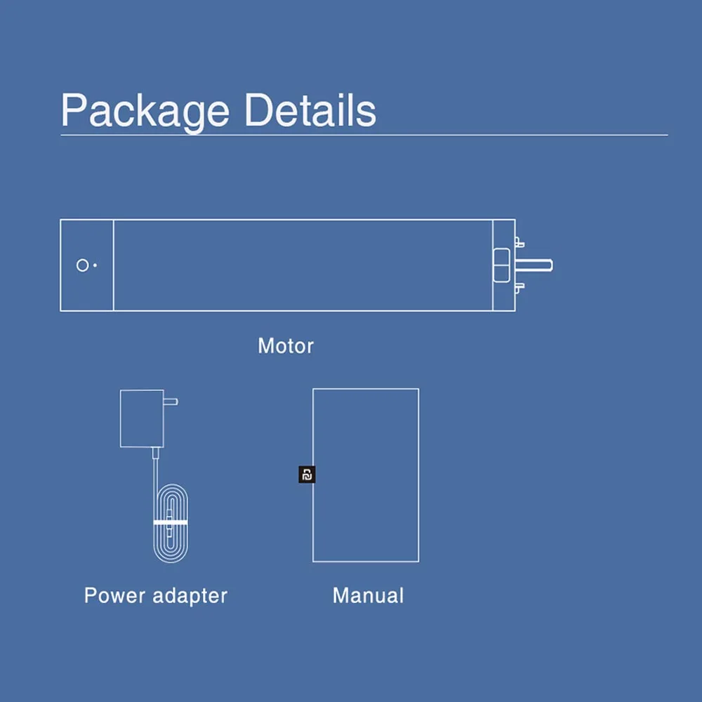 Smart Intelligent Electric Curtain Motor works with mijia Mihome,WiFi Direct Link Aqara A1 Curtain motor No Hub/Gateway required