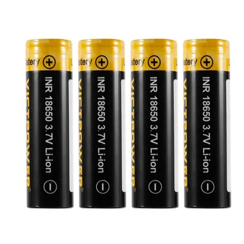 

2 PCS High Capacity 3.7V 18650 2500 mah 20/10A Rechargeable Lithium-ion Battery for LED Flashlight Headlamps Search Lamp